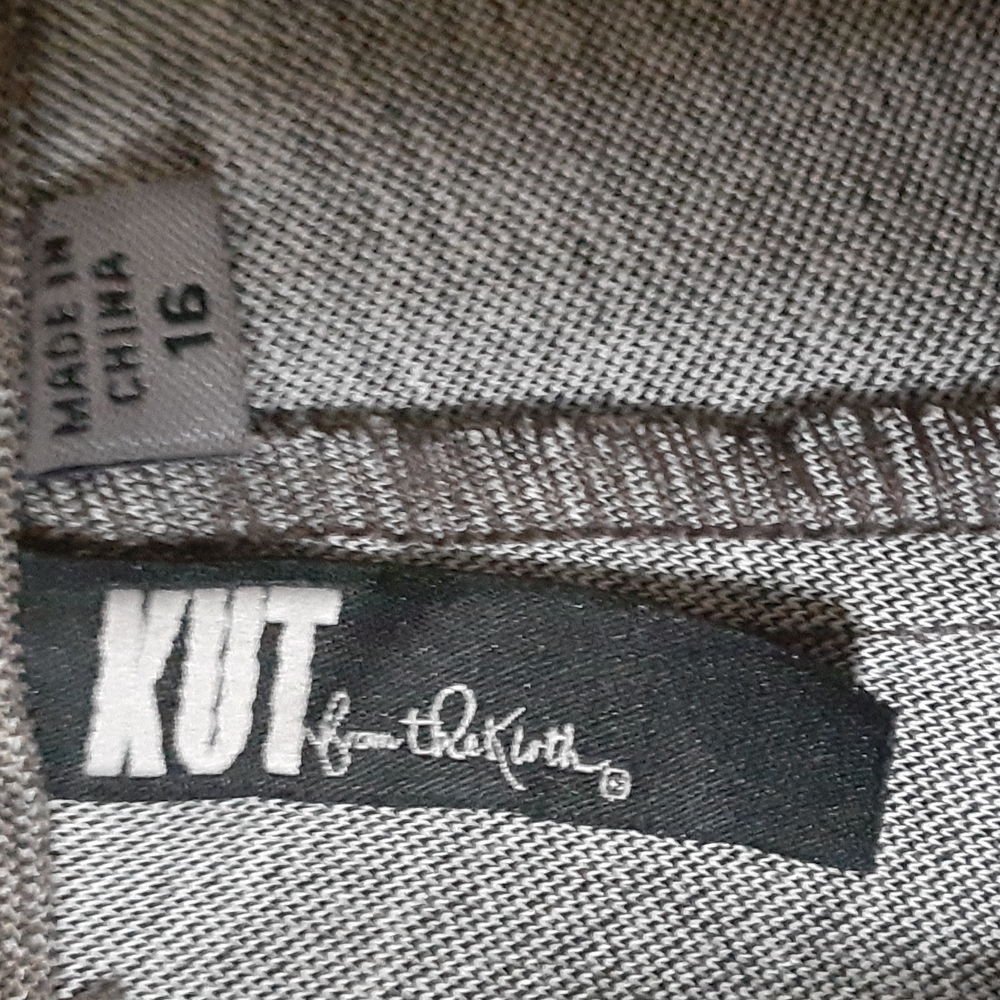Kut From The Kloth Rose Classic Bootcut Pants Brown Size 16 NWT Stretch Trouser - Picture 5 of 14